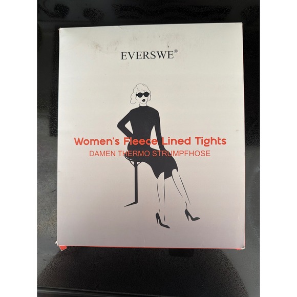 EVERSWE Accessories - Everswe Fleece Lined Tights Women XL Nude NWT Thermal Winter Leggings